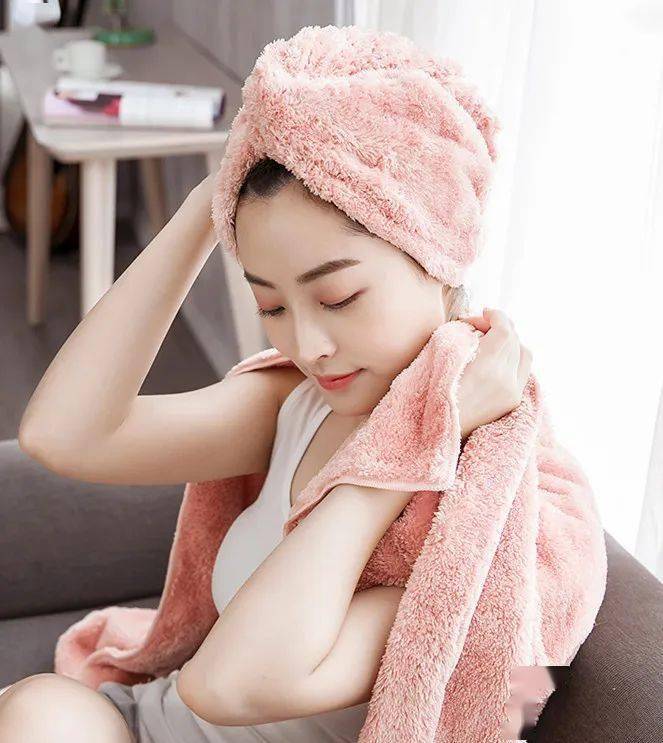 科技干发帽三分钟速干轻松告别湿哒哒！冰球突破豪华版手机版女生值得用的黑(图8)